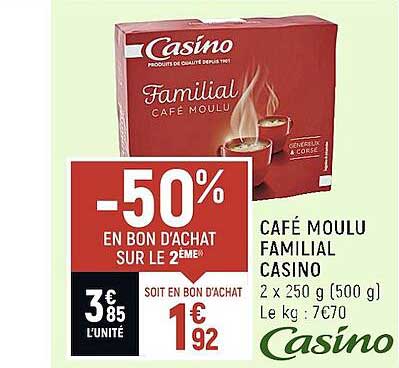 Café Moulu Familiar Casino