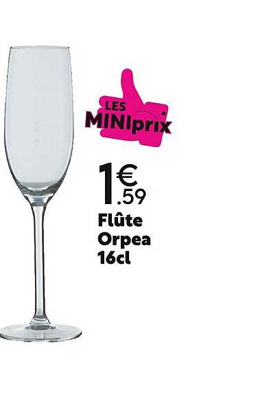 flûte orpea 16cl