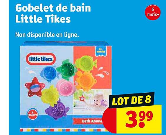 gobelet de bain little tikes