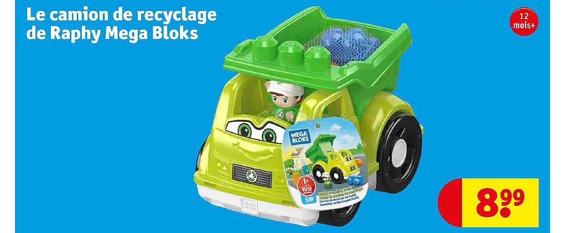 le camion de recyclage de raphy mega bloks