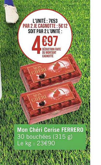 mon chéri cerise ferrero