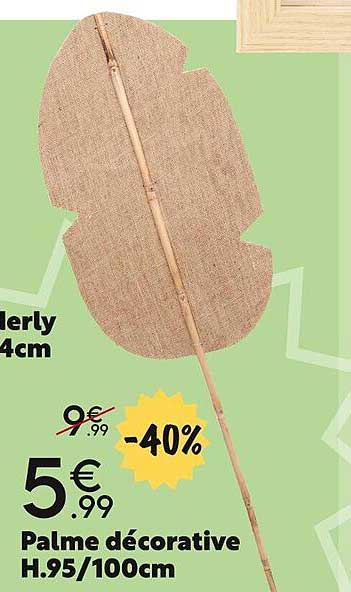 palme décorative h.95 100cm