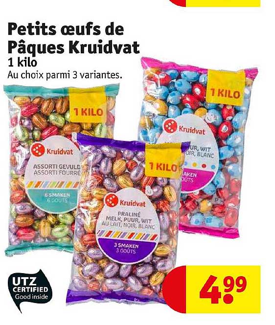 Petits œufs De Pâques Kruidvat