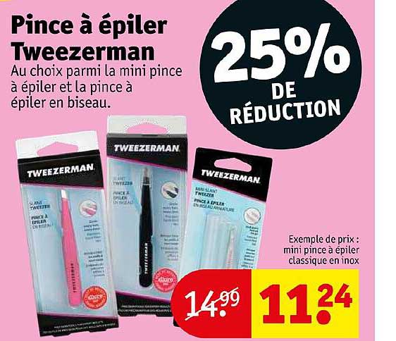 Pince à épiler Tweezerman