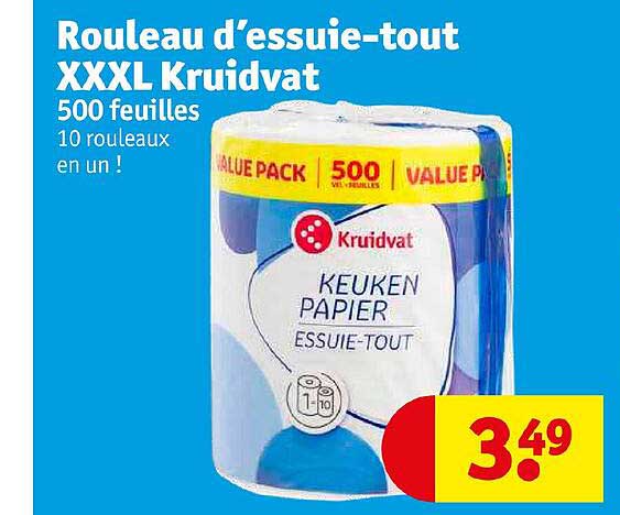 rouleau d'essuie-tout xxxl kruidvat