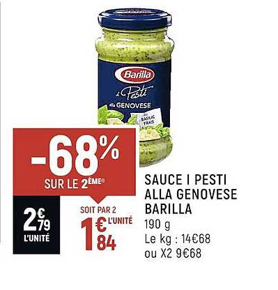 sauce i pesti alla genovese barilla