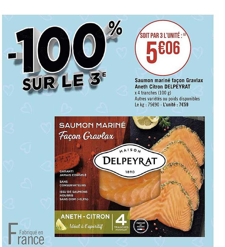 saumon mariné façon gravlax aneth citron delpeyrat
