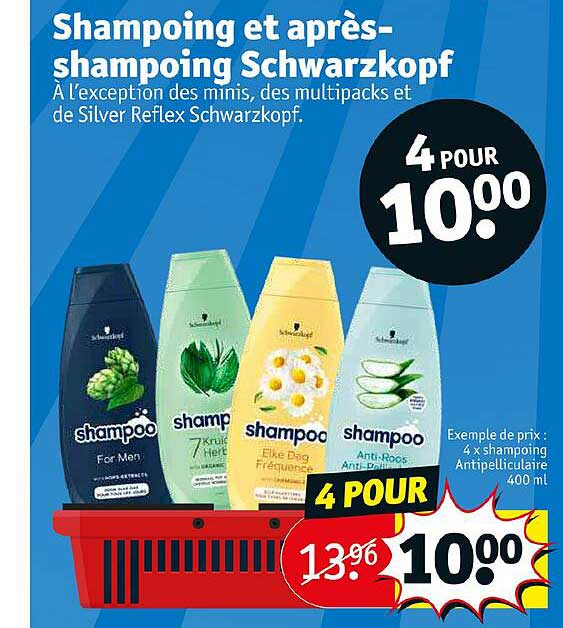 shampoing et après-shampoing schwarzkopf