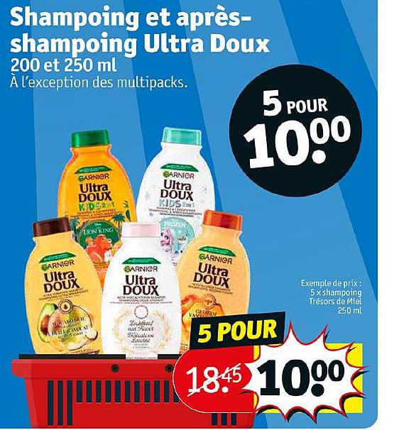 shampoing et après-shampoing ultra doux