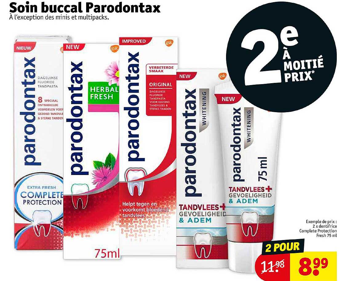 soin buccal parodontax