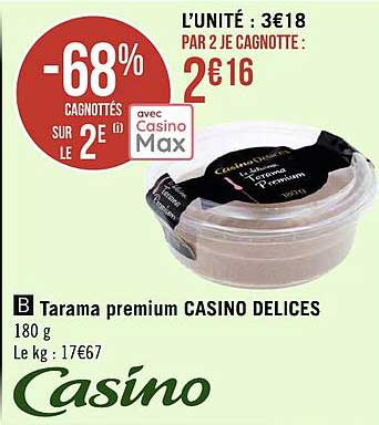 Tarama Premium Casino Délices