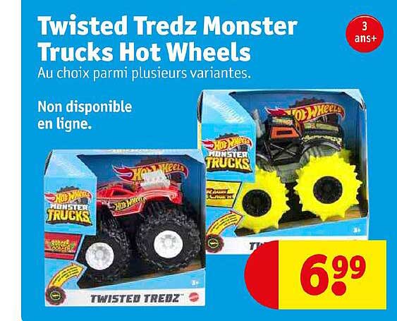 twisted tredz monster trucks hot wheels