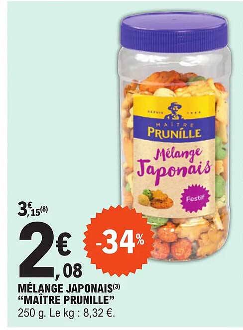 mélange japonais "maître prunille"