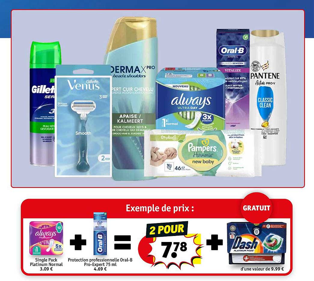 single pack platinum normal + protection professionnelle oral-b pro-expert 75 ml