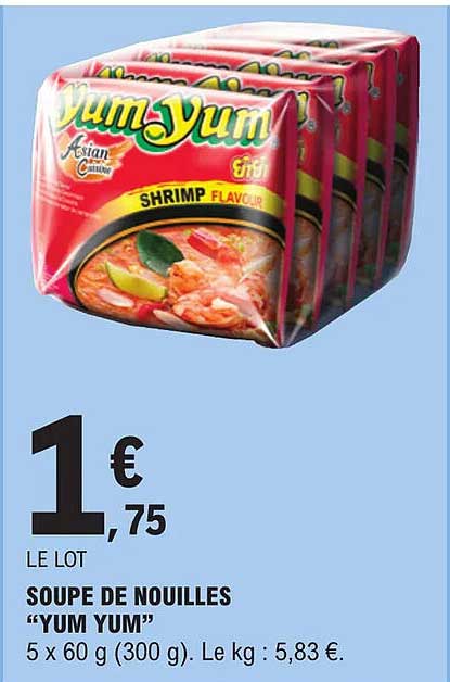 soupe de nouilles "yum yum"