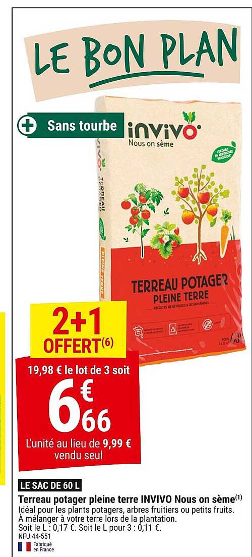 terreau potager pleine terre invivo nous on sème