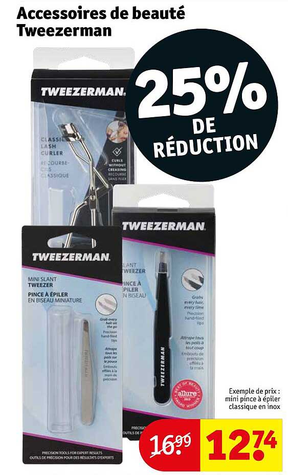 accessoires de beauté tweezerman
