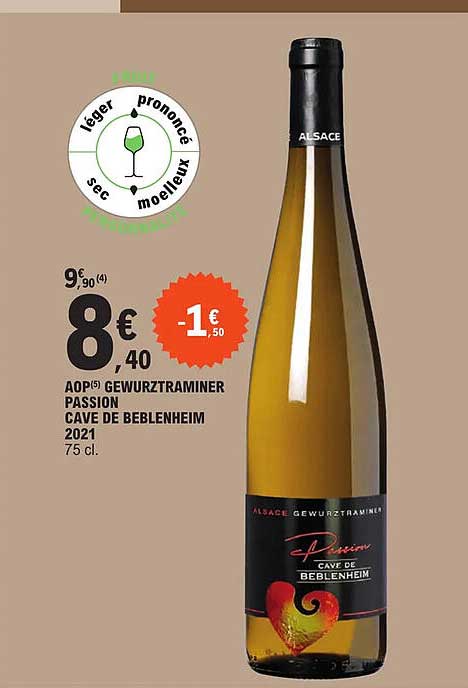 Aop Gewurztraminer Passion Cave De Beblenheim