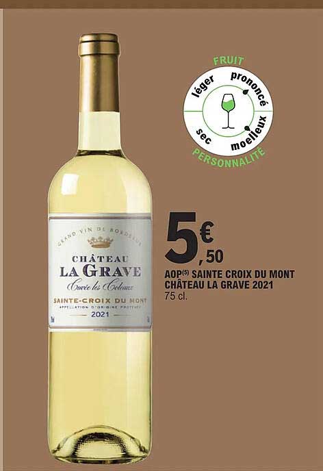 aop sainte croix du mont château la grave 2021