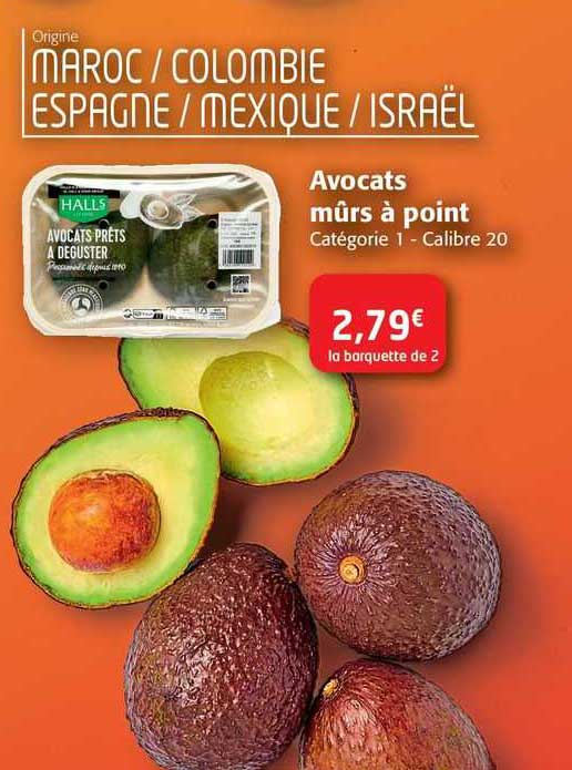 avocats mûrs à point