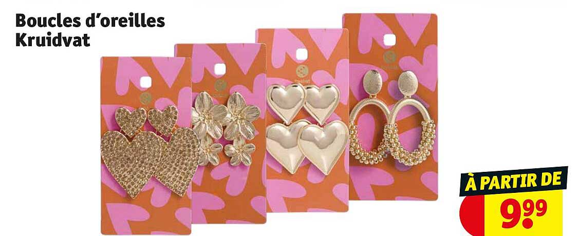 boucles d'oreilles kruidvat