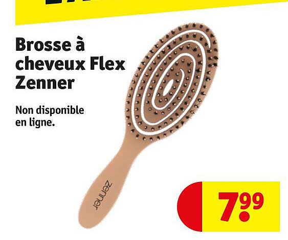brosse à cheveux flex zenner