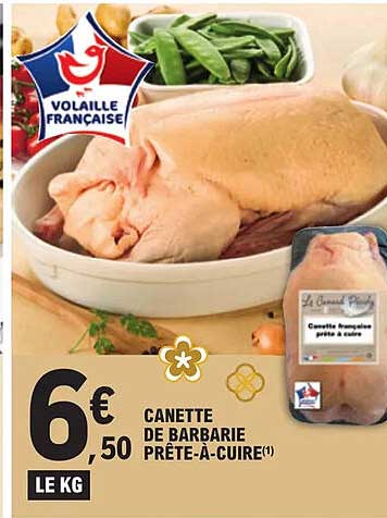 canette de barbarie prête-à-cuire