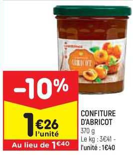 confiture d'abricot