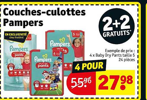 couches-culottes pampers