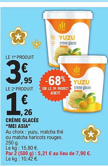 crème glacée "mei asia"