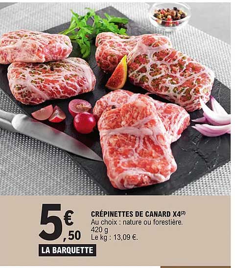 Crépinettes De Canard X 4