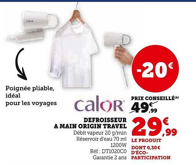 Défroisseur à Main Origin Travel Calor