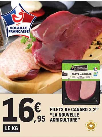 filets de canard x 2 "la nouvelle agriculture"
