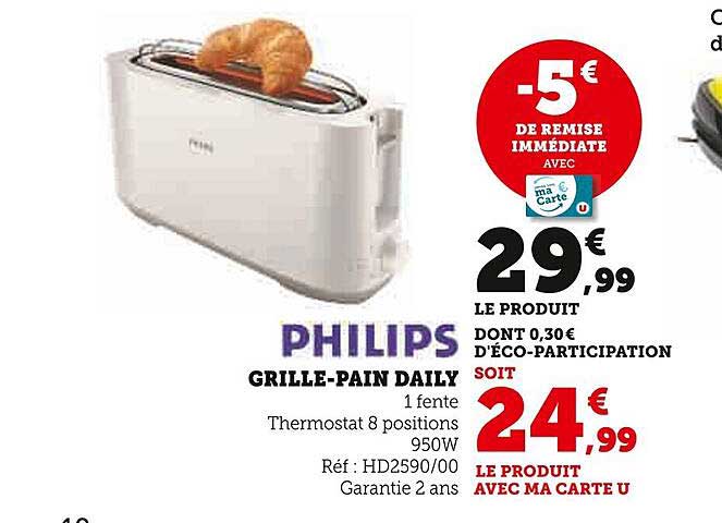 Grille-pain Daily Philips