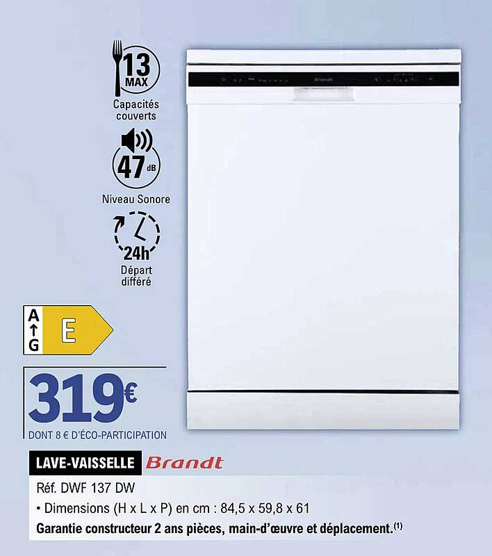 lave-vaisselle brandt