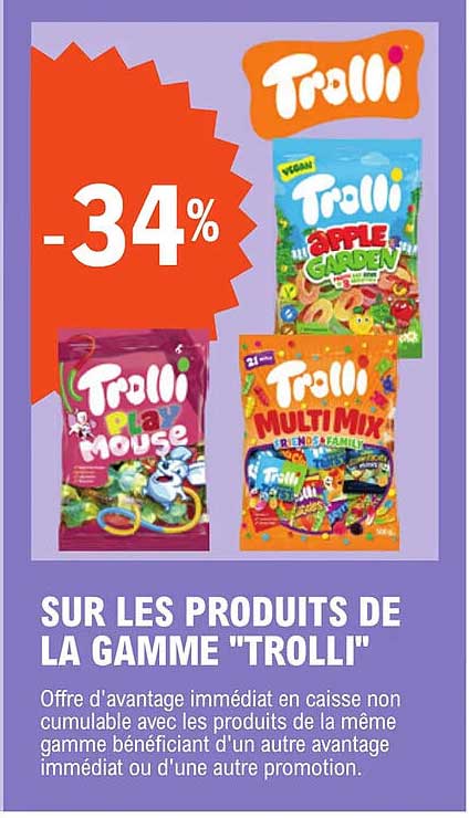 Les Produits De La Gamme "trolli"