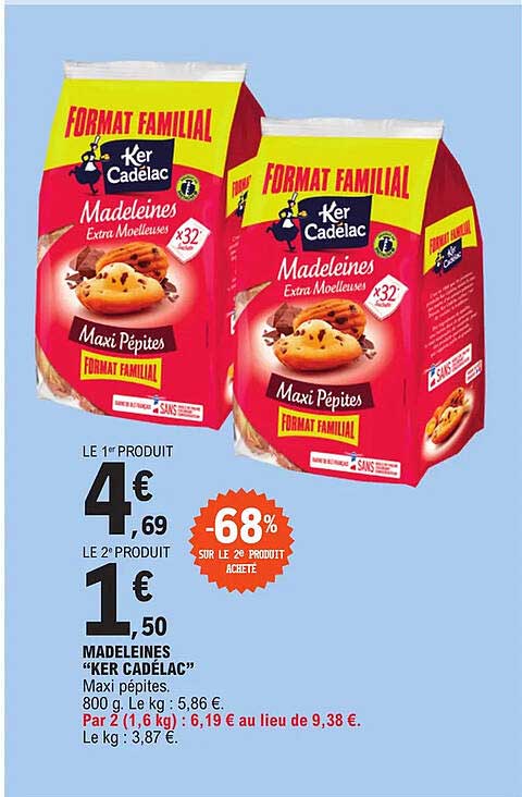 madeleines ker cadélac