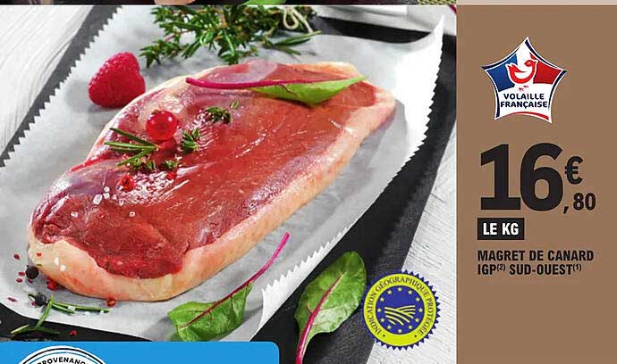 magret de canard igp sud-ouest
