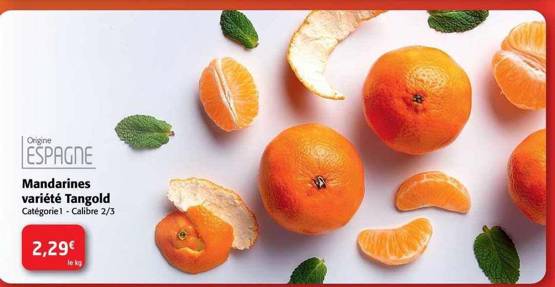 mandarines variété tangold