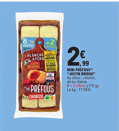 mini préfous justin bridou