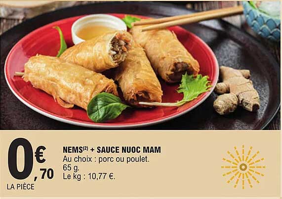 Nems + Sauce Nuoc Mam