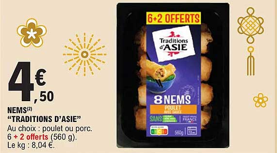 nems "traditions d'asie"