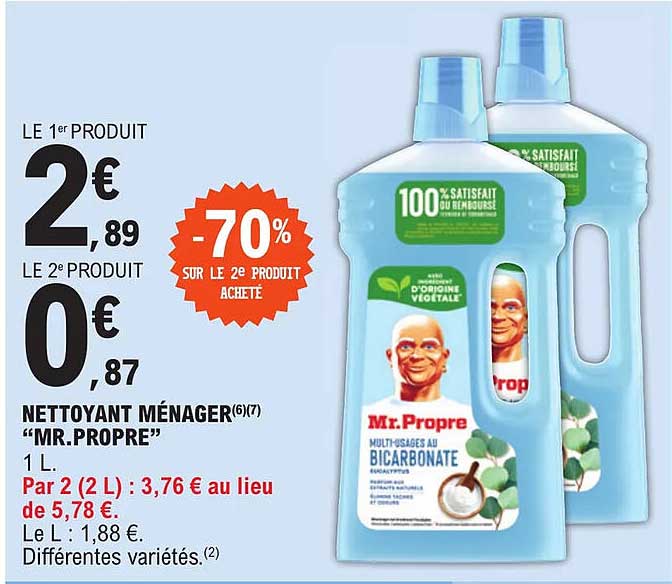 nettoyant ménager "mr. propre"