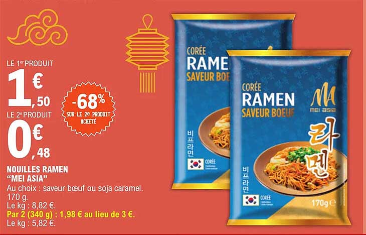 nouilles ramen "mei asia"