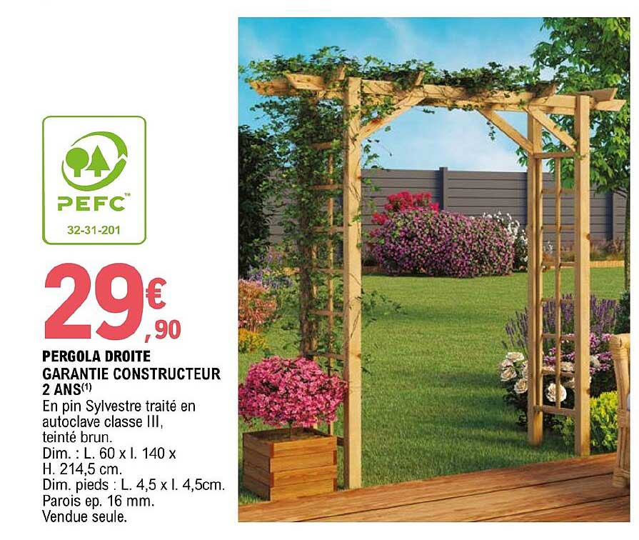 Pergola Droite