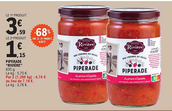 piperade  "rivière"