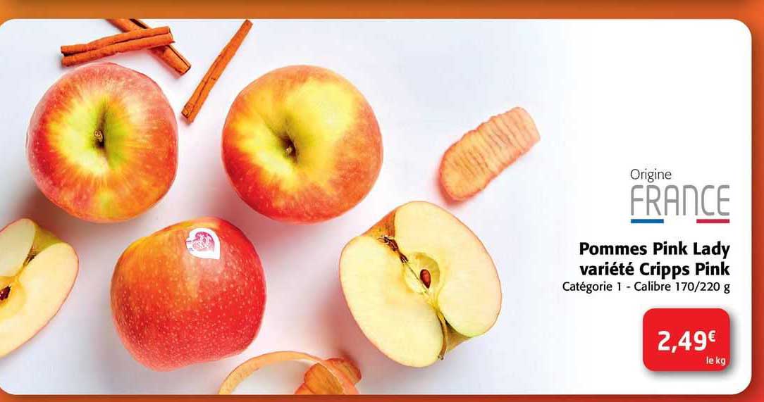 pommes pink lady variété cripps pink