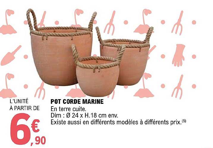 Pot Corde Marine