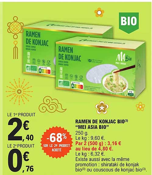 ramen de konjac bio "mei asia bio"