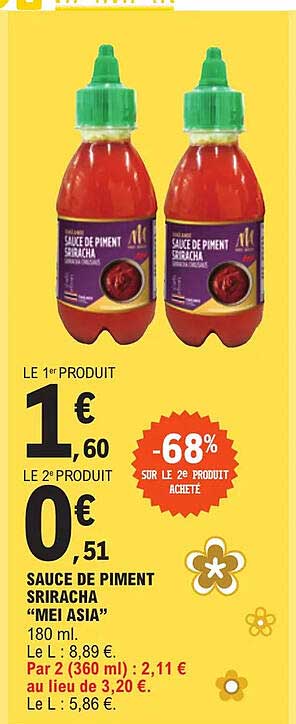 sauce de piment sriracha "mei asia"